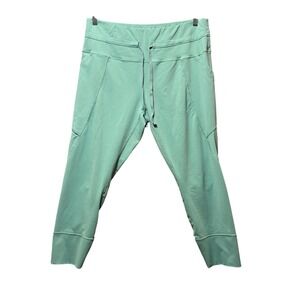 AVIA XXL 20 Capri Active Yoga Pants Drawstring Pockets Green Blue Athleisure‎